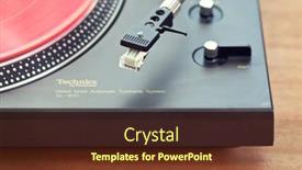  Presentation with record player - Cool new slide set with ontario-canada-december-26-2017 backdrop and a tawny brown colored foreground