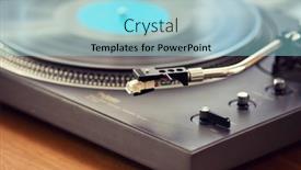  Presentation with record player - 