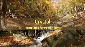  Presentation with autumn - Cool new PPT theme with ontario power - autumn on rapids backdrop and a  colored foreground