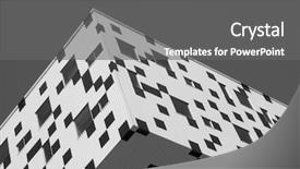  Presentation with steel building - Audience pleasing presentation theme consisting of ontario power - modern steel-clad building stands backdrop and a gray colored foreground