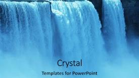  Presentation with waterfall - Beautiful slides featuring ontario power - niagara waterfall backdrop and a  colored foreground