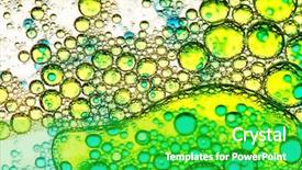  Presentation with cells - Audience pleasing slide set consisting of oocyte - cells background backdrop and a shamrock green colored foreground