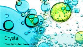  Presentation with cells - Slide set enhanced with oocyte - cells background background and a cyan colored foreground