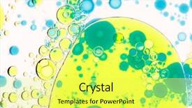  Presentation with cells - Presentation having oocyte - cells background background and a yellow colored foreground