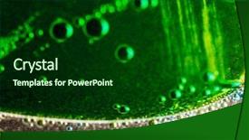  Presentation with cells - PPT theme enhanced with oocyte - cells background background and a forest green colored foreground