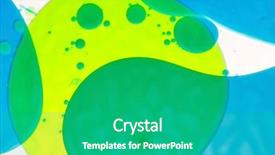  Presentation with cells - Presentation theme having oocyte - cells background background and a teal colored foreground