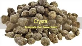  Presentation with ginseng - PPT theme featuring oolong tea lan gui ren background and a tawny brown colored foreground