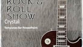  Presentation with rock band - Beautiful slides featuring op amp - band flyer - detail close backdrop and a  colored foreground