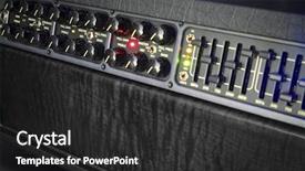  Presentation with guitar - Theme enhanced with op amp - select focus close up background and a  colored foreground