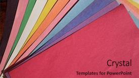  Presentation with colored - Presentation theme with opacity filter used to lighten background and a red colored foreground