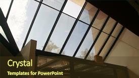  Presentation with birth jesus stained glass window - Colorful presentation enhanced with opaque - building with dirty glass windows backdrop and a tawny brown colored foreground