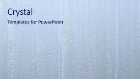  Presentation with water drops - Theme with opaque - closeup of water drops background and a sky blue colored foreground