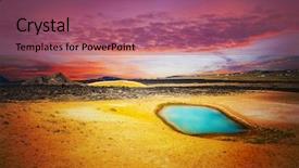  Presentation with geothermal - Slides with opaque - viti is a beautiful crater background and a violet colored foreground