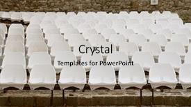  Presentation with theatre - Presentation theme enhanced with open air theatre in old bar montenegro background and a light gray colored foreground