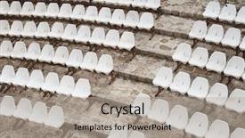  Presentation with theatre - Audience pleasing theme consisting of open air theatre in old bar montenegro backdrop and a light gray colored foreground