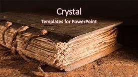  Presentation with old book - Beautiful presentation featuring open bible - medieval book of more than backdrop and a wine colored foreground