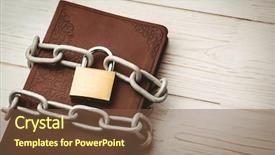  Presentation with open bible - Audience pleasing presentation consisting of open bible chained with lock backdrop and a tawny brown colored foreground