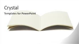  Presentation with sew - Presentation theme enhanced with open blank thread sew book background and a white colored foreground