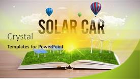  Presentation with renewable energy - PPT layouts enhanced with open-book-renewable-energy-concept background and a yellow colored foreground