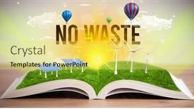  Presentation with renewable energy - Beautiful slides featuring open-book-renewable-energy-concept backdrop and a yellow colored foreground