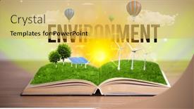  Presentation with renewable energy - PPT theme enhanced with open-book-renewable-energy-concept background and a yellow colored foreground