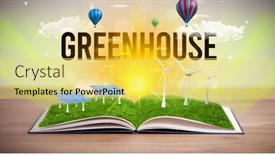 Presentation with renewable energy - Amazing presentation design having open-book-renewable-energy-concept backdrop and a yellow colored foreground