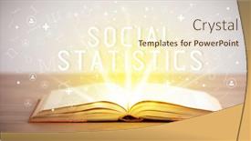  Presentation with open book - Presentation consisting of open-book-social-networking-concept background and a cream colored foreground