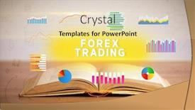  Presentation with forex - Beautiful slides featuring open-book-with-forex-trading backdrop and a lemonade colored foreground