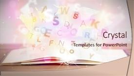  Presentation with open-book - Amazing slide set having medieval church - dome of palma de mallorca backdrop and a tawny brown colored foreground