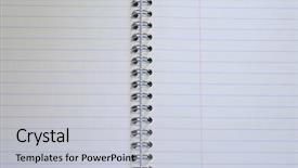  Presentation with binder - Cool new presentation design with open booklet with a ring binder backdrop and a light gray colored foreground