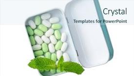  Presentation with an open pit mining - Colorful slides enhanced with open box with hard mint backdrop and a  colored foreground