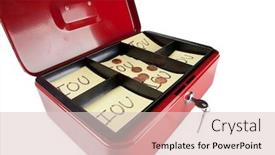  Presentation with box - Presentation theme having open-box-with-iou-notes background and a lemonade colored foreground