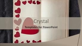  Presentation with black paper - PPT layouts with open-empty-paper-book background and a mint green colored foreground