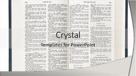  Presentation with open bible - Slides enhanced with open english bible background and a light gray colored foreground