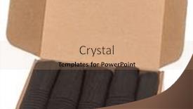  Presentation with box carton - Slide deck enhanced with open-foldable-carton-box background and a coral colored foreground