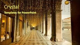  Presentation with gallery - Cool new theme with open-gallery-in-venice-italy backdrop and a wine colored foreground