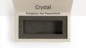  Presentation with lid - Slide deck with show your talent note pinned on the bulletin board background and a coral colored foreground