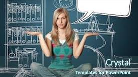  Presentation with praying hands on open bible - Amazing PPT layouts having open hands with speech bubble backdrop and a ocean colored foreground