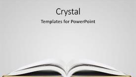  Presentation with magic book - Presentation enhanced with open magic book background and a light gray colored foreground