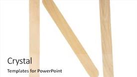  Presentation with monarch butterfly isolated on white - Slides with open sores - tongue depressors isolated on white background and a white colored foreground