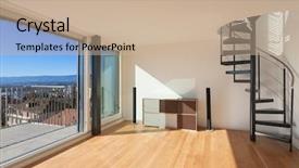  Presentation with wide - Audience pleasing theme consisting of open space of a duplex backdrop and a soft green colored foreground