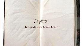  Presentation with vintage book - PPT layouts enhanced with open-vintage-book-with-empty background and a lemonade colored foreground