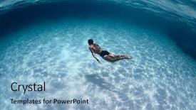  Presentation with breath - PPT theme having spiral pasta in bowl isolated on white background top view background and a yellow colored foreground