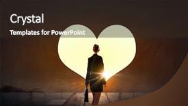  Presentation with heart medic - Cool new slides with open your heart mixed media backdrop and a  colored foreground