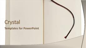  Presentation with blank whiteboard isolated on white - Slide deck with opened blank paperback with bookmark background and a lemonade colored foreground