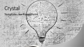  Presentation with business book - Slide deck featuring opened book with business sketches over white background background and a light gray colored foreground