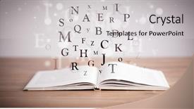  Presentation with open book - Presentation featuring many colorful drinking straws top view white background background and a coral colored foreground