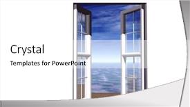  Presentation with fairy tale - Audience pleasing slides consisting of opened window with a fairy backdrop and a white colored foreground