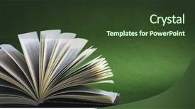  Presentation with book pages turning - Amazing slide deck having opening educational club - hardback books diary fanned pages backdrop and a tawny brown colored foreground