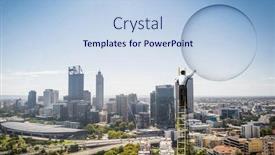  Presentation with opening doors - Amazing theme having opening-new-doors-mixed-media backdrop and a light blue colored foreground